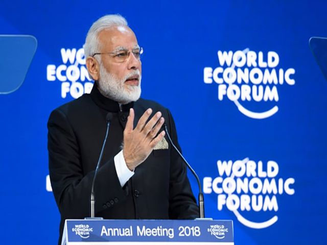 वर्ल्ड इकनॉमिक फोरम: कारोबारियों के लिए भारत का द्वार हमेशा खुला है- पीएम नरेंद्र मोदी