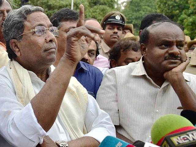 कर्नाटक – कांग्रेस और जेडीएस बोली,  विधायकों को तोड़ने की कोशिश कर रही है भाजपा
