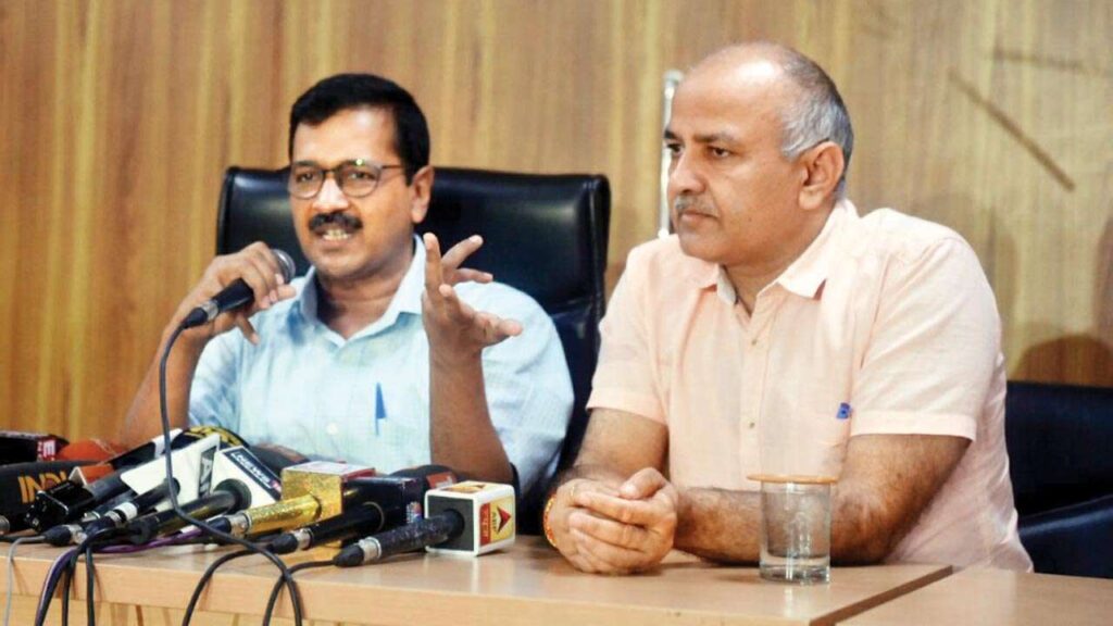 kejriwal- MANISH sisodia