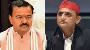 keshav prasad maurya and akhilesh yadav