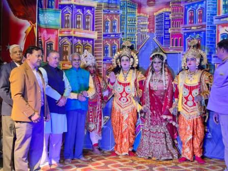 अयोध्या में श्री राम राज्याभिषेक के साथ भव्य मंचन सम्पन्न